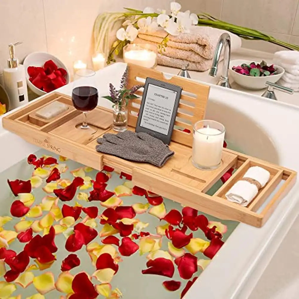 Bamboo Bathtub Caddy Tray